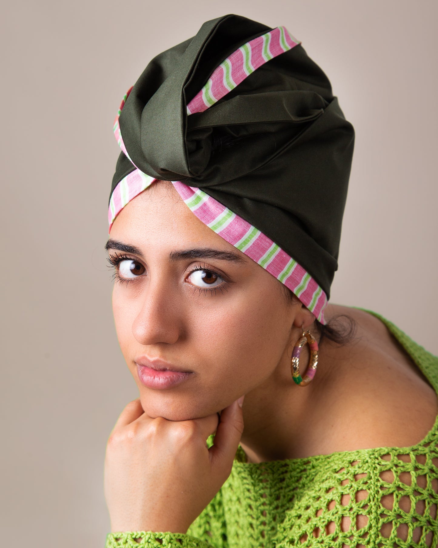 Turbante verde