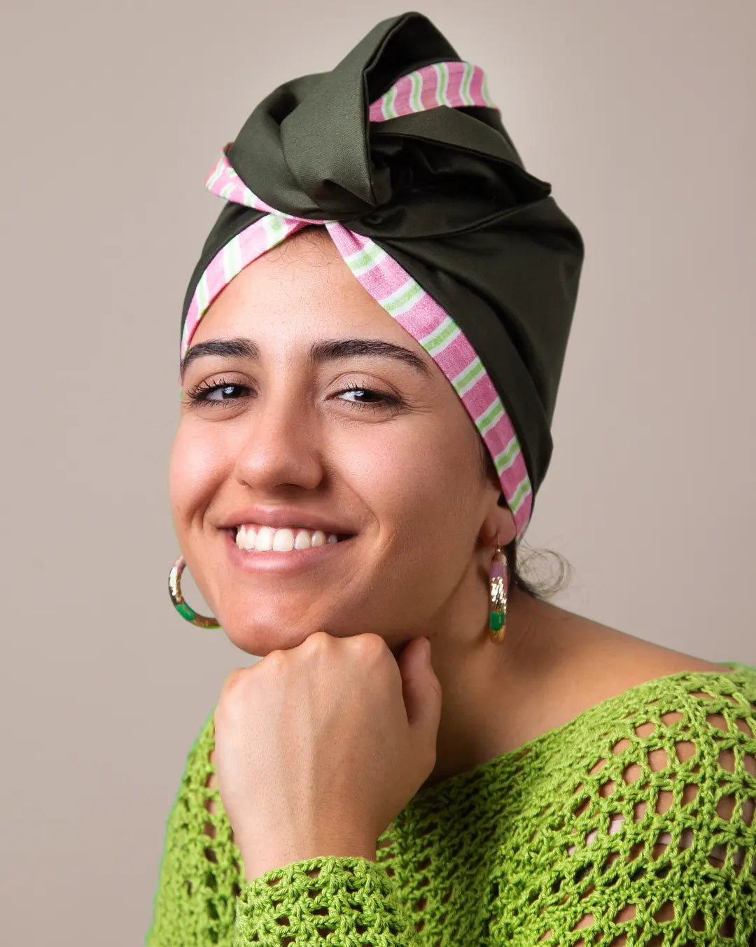 Turbante verde