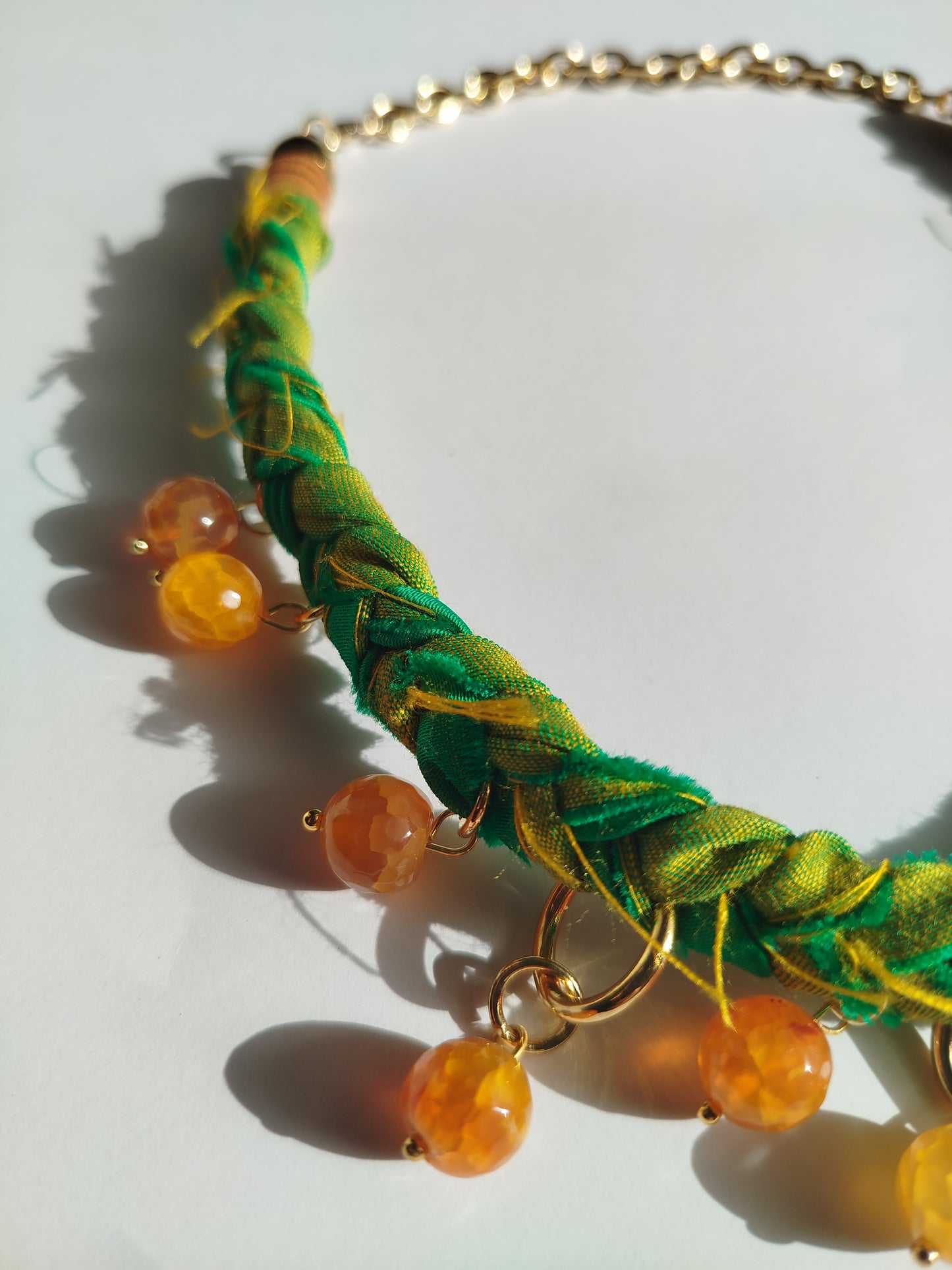 Agata Green Choker
