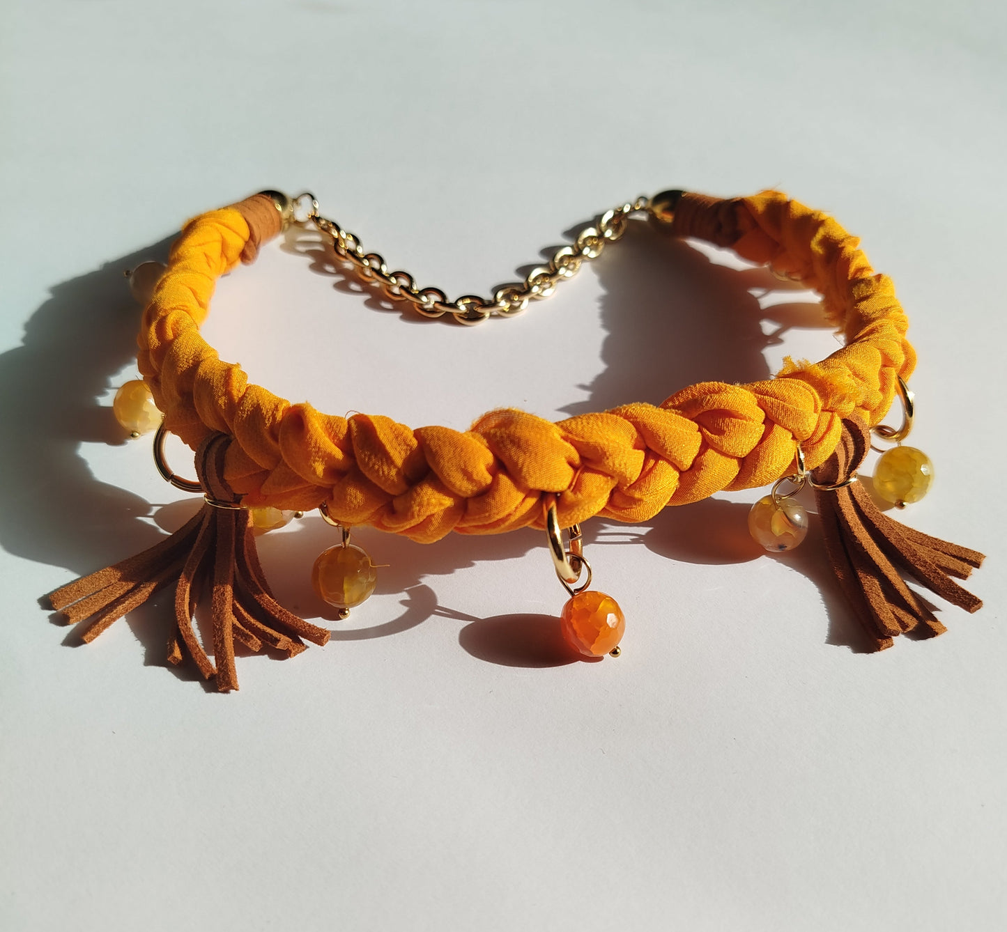 Agata Orange Choker
