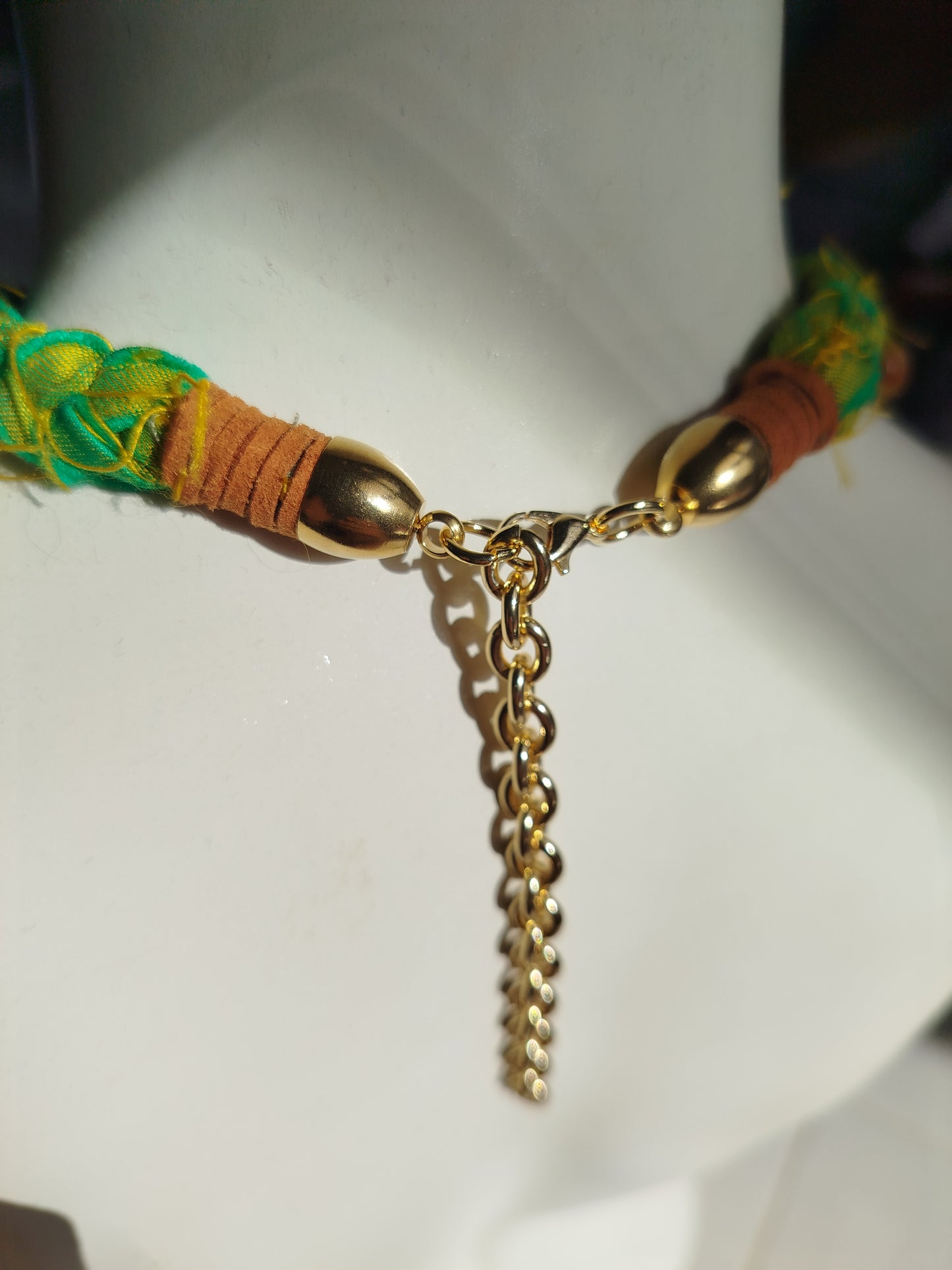 Agata Green Choker