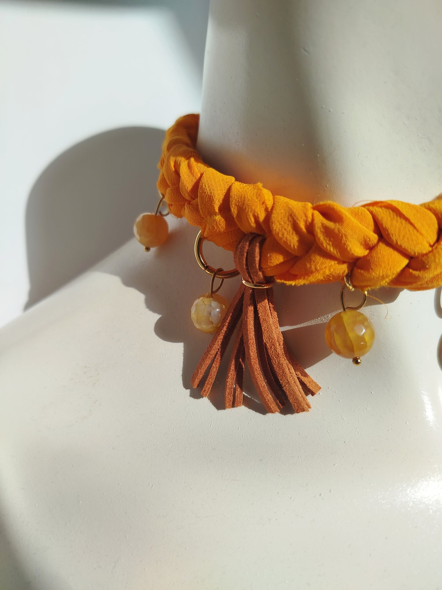 Agata Orange Choker