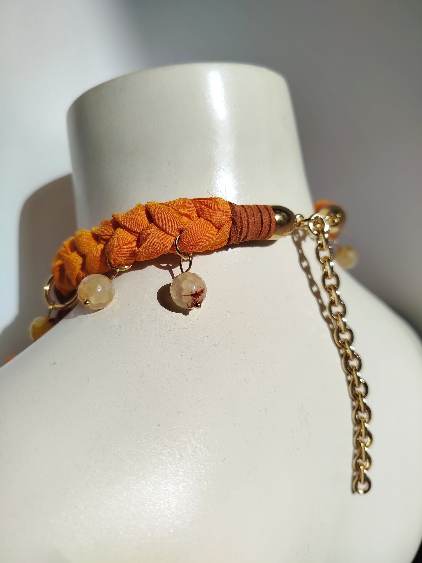 Agata Orange Choker